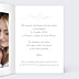 Faire-part Baptême Lettres Chic