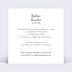 Faire-part baptême Jolies Lettres Verso