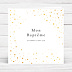Faire-part Baptême Dorure Pois Graphiques