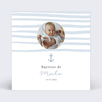 Faire-part Baptême Marin