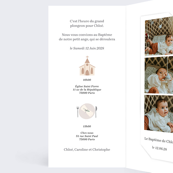 Faire-part Baptême Accessoires