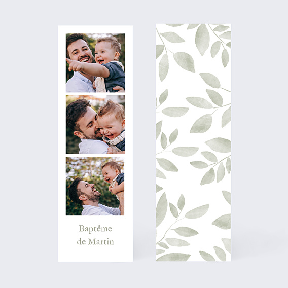 Faire-part Baptême Jolis brins