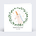 Faire-part Baptême Licorne Couronne