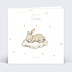 Faire-part Baptême Lapin Mignon