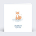 Faire-part baptême Baby Fox