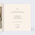 Faire-part baptême Couronne Fleurie Simple Intérieur Droit