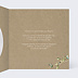 Faire-part baptême Nature Kraft Intérieur Droit