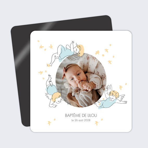 Faire-part baptême Faire-part Baptême Envolée d'Anges