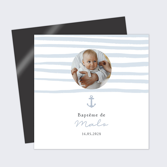 Faire-part baptême Faire-part Baptême Marin