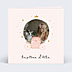 Faire-part Baptême Carrosse Rose