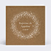 Faire-part Baptême Couronne Gypsophile