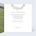 Faire-part bar mitzvah Couronne Eucalyptus Aquarelle