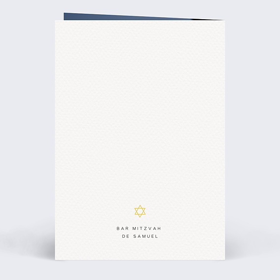Faire-part bar mitzvah Joyeuses Explosions Verso