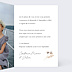 Faire-part communion Couronne de Fleurs Sauvages Intérieur Droit