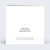 Faire-part communion Couronne Ocre Eucalyptus Confirmation Verso