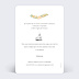 Faire-part communion Couronne de Communion Verso