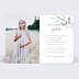 Faire-part communion Un Jour Heureux Verso