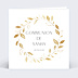 Faire-part Communion Couronne Chic
