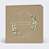 Faire-part Communion Nature Kraft Confirmation