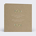 Faire-part communion Nature Kraft Verso