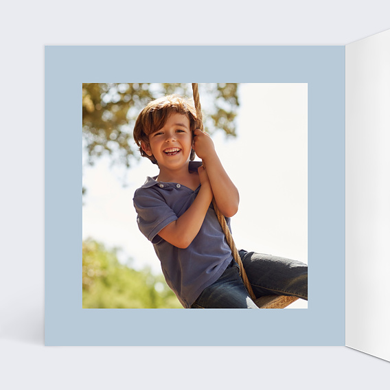 Faire-part communion Petite Colombe Intérieur Gauche