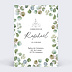 Faire-part communion Eucalyptus Original