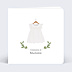 Faire-part Communion Petite Robe Blanche