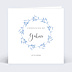 Faire-part Communion Bleuet