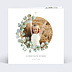 Faire-part communion Couronne Eucalyptus verte