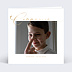 Faire-part communion Ligne Ocre