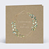 Faire-part communion Nature Kraft