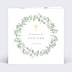 Faire-part communion Couronne avec Croix