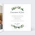 Faire-part Communion Couronne nature