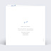 Faire-part communion Bleuet Verso
