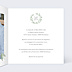 Faire-part Communion Colombe Eucalyptus Profession de Foi