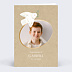 Faire-part communion Colombe Kraft