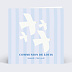 Faire-part communion Colombes Minimalistes