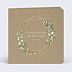 Faire-part communion Nature Kraft Confirmation