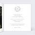 Faire-part Communion Colombe Eucalyptus