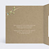 Faire-part communion Nature Kraft Graines Intérieur Gauche