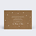 Faire-part Communion Kraft et Colombe