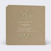 Faire-part communion Nature Kraft Confirmation Verso