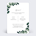 Faire-part Communion Branche d'Eucalyptus