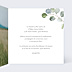 Faire-part Communion Couronne Ocre Eucalyptus Confirmation
