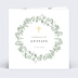 Faire-part Communion Couronne avec Croix