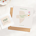 Faire-part communion Colombe Fleurie Graines