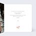 Faire-part communion Couronne Ovale Fleurie Intérieur Droit