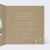 Faire-part communion Nature Kraft Intérieur Droit