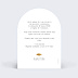 Faire-part communion Couronne Chic Arche Verso