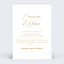 Faire-part communion Date Épurée Verso